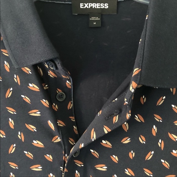 Express mens polo Sz M - Picture 2 of 5